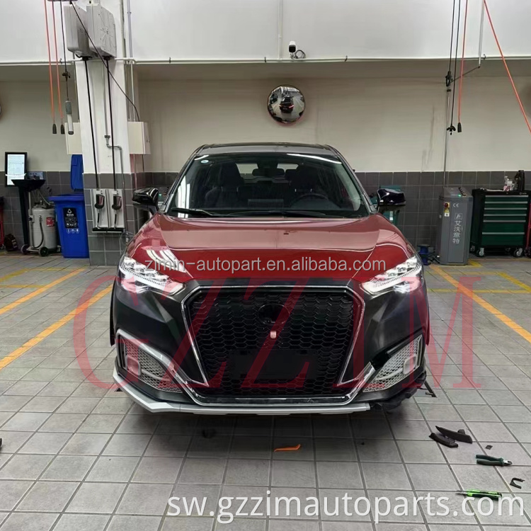 Mbele bumper grille bodykit kifalme salon aina ya mwili kit kwa corolla msalaba